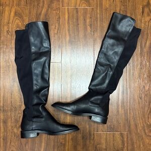 Zara Black Over the Knee Boots